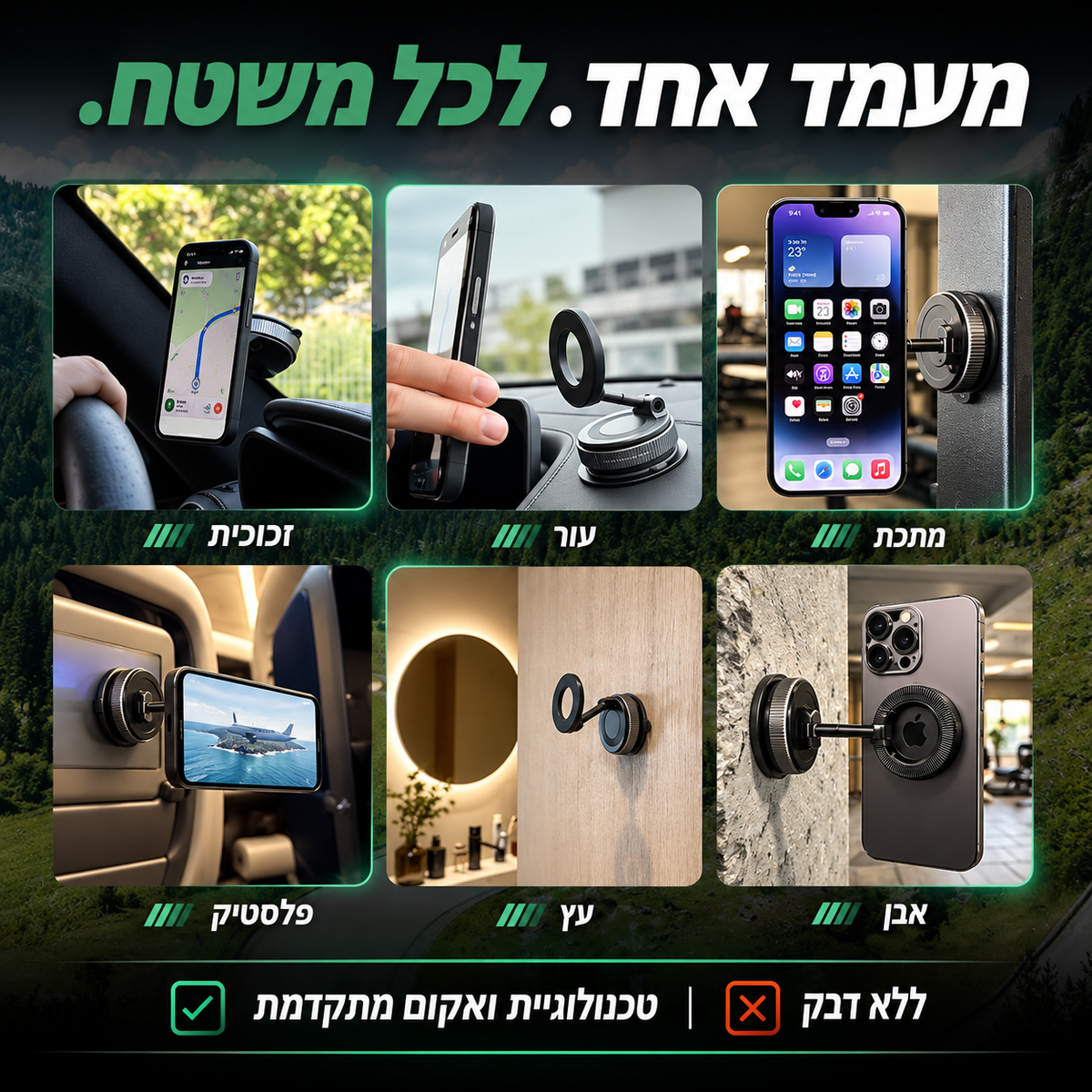 מעמד וואקום לטלפון